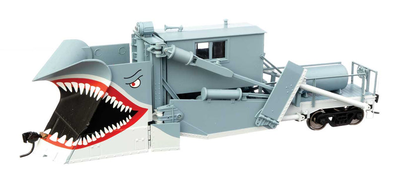 Walthers 920-110134 Jordan Spreader - Ready to Run -- Maintenance-of-Way - Shark Teeth graphics, HO