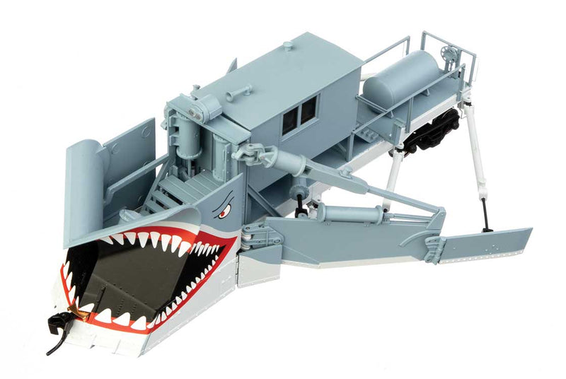 Walthers 920-110134 Jordan Spreader - Ready to Run -- Maintenance-of-Way - Shark Teeth graphics, HO