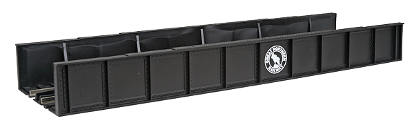 Atlas Model Railroad Co. 150-70000001 Decorate Plate Girder Bridge w/Code 100 Track -- Great Northern (black, white), HO