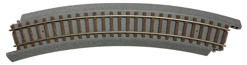 WalthersTrainline 931-1352 18" Radius Curve - Power-Loc Track(TM) -- pkg(4), HO