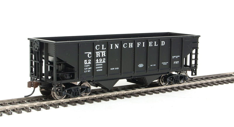 WalthersTrainline 931-1840 Coal Hopper - Ready to Run -- Clinchfield, HO