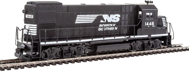 WalthersTrainline 931-2504 EMD GP15-1 - Standard DC -- Norfolk Southern (black, white), HO Scale