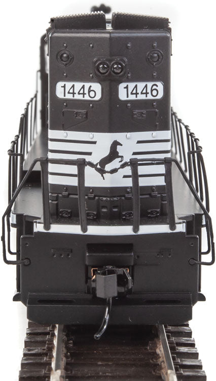 WalthersTrainline 931-2504 EMD GP15-1 - Standard DC -- Norfolk Southern (black, white), HO Scale