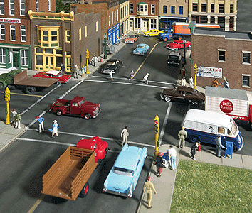 Walthers Cornerstone 933-3194 Asphalt Street System -- Kit - Complete Set, HO Scale