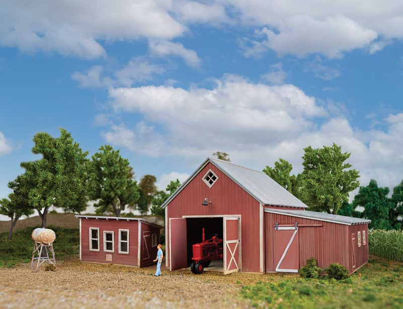 Walthers Cornerstone 933-3346 Chicken Coop and Farm Buildings -- Kit, HO