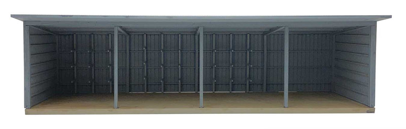 Walthers Cornerstone 933-3347 Machinery Storage Shed -- Kit - 9-3/4 x 4-1/2 x 2-3/4" 24.7 x 11.4 x 6.9cm, HO