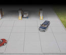 Walthers Cornerstone 933-3540 Gas Station Parking Lot -- Kit - Set of 2 sections; Each: 10-7/16 x 5-1/4" 26.6 x 13.3cm, HO Scale