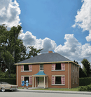 Wathers Cornerstone 933-3781 Four-Unit Brick Apartment Building Kit, HO