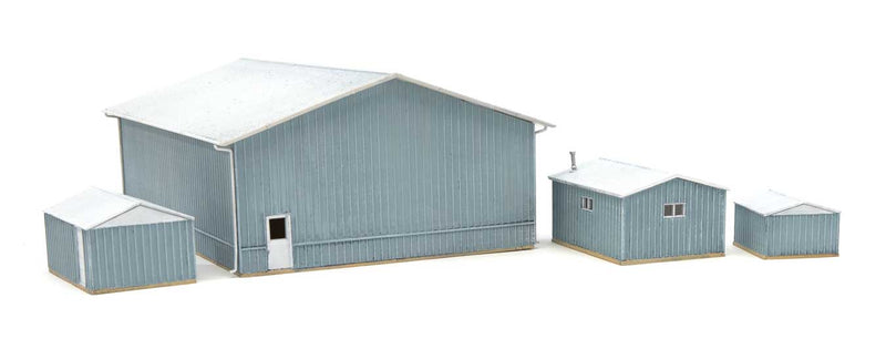 Walthers Cornerstone 933-3853  Pole Barn and Sheds -- Kit, N Scale