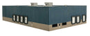 Walthers Cornerstone 933-3855 Modern Steel Warehouse -- Kit - 10-1/2 x 6-5/16 x 2-13/64" 26.7 x 16 x 5.6cm, N Scale