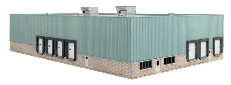 Walthers Cornerstone 933-3856 Modern Transload Terminal -- Kit - 10-1/2 x 6-5/16 x 2-13/64" 26.7 x 16 x 5.6cm, N Scale