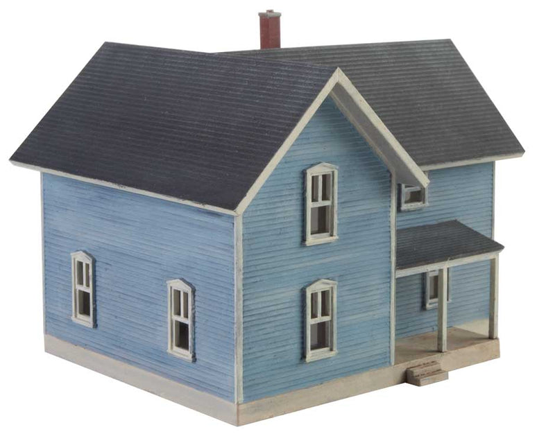 Walthers Cornerstone 933-3890 Lancaster Farm House -- Kit - 2-1/2 x 3-1/4 x 2-5/16" 6.3 x 8.3 x 5.9cm, N Scale