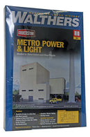 Walthers Cornerstone 933-4052 Metro Power & Light Generating Plant -- Kit, HO