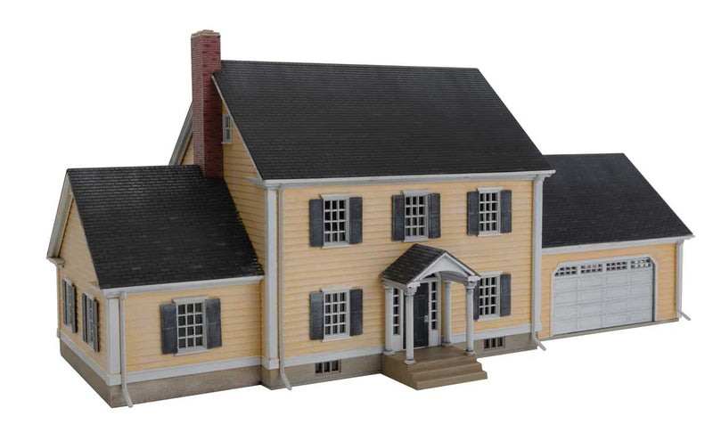 Walthers Cornerstone 933-4154 Executive House -- Kit - 9-15/16 x 5 x 4-3/4" 25.2 x 12.7 x 12cm, HO