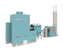 Walthers Cornerstone 933-4172 Lakefront Energy Power Plant with Dust Collector - Kit - 28-1/2 x 7-13/16 x 17-7/8 72.3 x 19.8 x 45.3cm (height at stack), HO