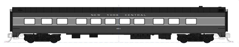 Kato USA 106-100 New York Central 20th Century Limited 9 Car Set, N Scale