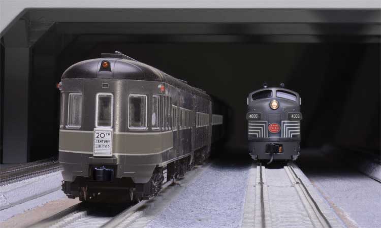 Kato USA 106-100-1 New York Central 20th Century Limited 9 Car Set with Interior Lighting Pre-Installed, N Scale