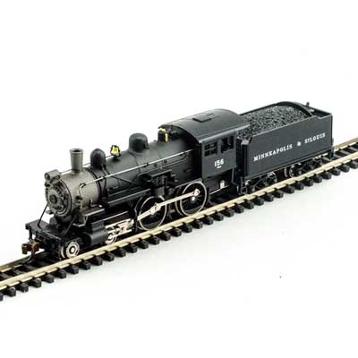 Model Power MDP876281 4-4-0 American w/Sound & DCC -- Minneapolis & St. Louis, N Scale