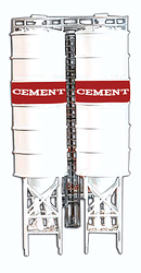 Model Power MDP186 Industrial Silo - pkg(2) - Kit, HO Scale