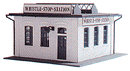Model Power MDP444 Whistle Stop Station -- Kit, HO Scale
