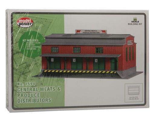 Model Power MDP1594 Central Meat & Produce Distributors -- Kit, N Scale