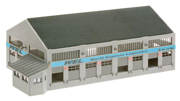 Model Power MDP1595 World Express Logistics Center -- Kit - 8-3/4 x 4-13/16" 22.3 x 12.2cm, N Scale