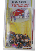 Model Power MDP5799 Assorted Figures - Painted pkg(36), HO Scale