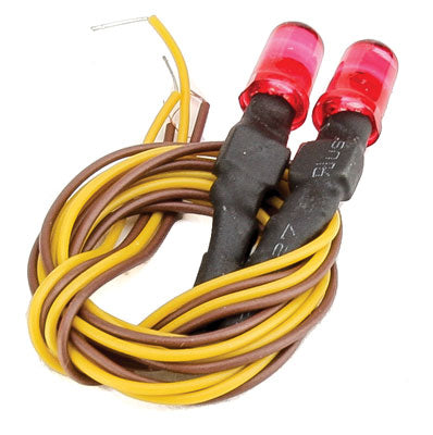 Model Power MDP100981 Blinking LED w/Resistor -- Red, 12V pkg(2), All Scales