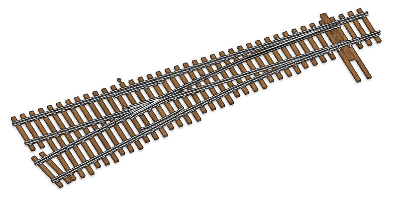 WalthersTrack 948-83013 Code 83 Nickel Silver DCC Friendly Number 4 Turnout -- Left Hand, HO