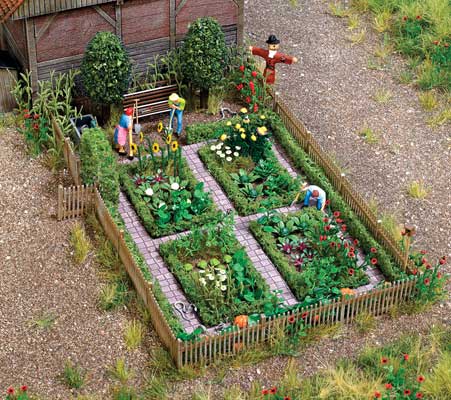 Walthers SceneMaster 949-1110 Vegetable Garden - Kit, HO Scale