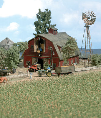 Walthers SceneMaster 949-1140 Summer Corn Field -- Green, HO Scale