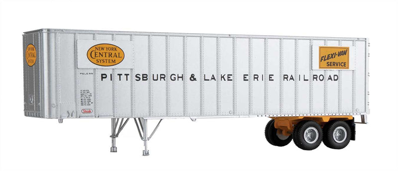 Walthers SceneMaster 949-2606 Flexi-Van 40' Trailer 2-Pack - Assembled -- New York Central