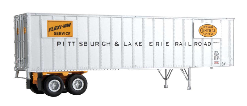 Walthers SceneMaster 949-2606 Flexi-Van 40' Trailer 2-Pack - Assembled -- New York Central