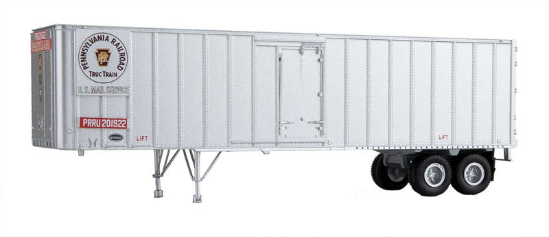 Walthers SceneMaster 949-2609 Flexi-Van 40' Trailer 2-Pack - Assembled -- Pennsylvania Railroad (Truc-Train; side doors), HO