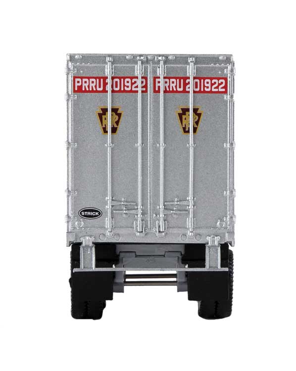 Walthers SceneMaster 949-2609 Flexi-Van 40' Trailer 2-Pack - Assembled -- Pennsylvania Railroad (Truc-Train; side doors), HO