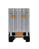 Walthers SceneMaster 949-2611 Flexi-Van 40' Trailer 2-Pack - Assembled -- Pittsburgh & Lake Erie (yellow NYC logo, Flexi-Van placards; end doors), HO