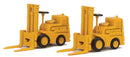 Walthers SceneMaster 949-4164 Forklift 2-Pack - Assembled - Yellow, HO Scale