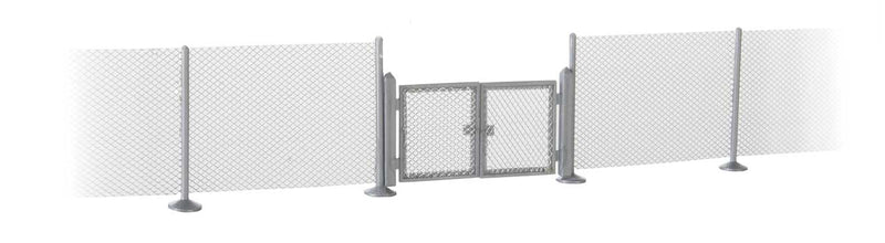 Walthers SceneMaster 949-4188 Metal Industrial Fence (Scale Model) -- Kit, HO