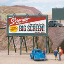 Walthers SceneMaster 949-4251 Cruisin' Roadside Billboards -- Kit pkg(3), HO Scale