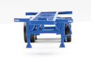 Walthers SceneMaster 949-4501 20' Container Chassis (2-Pack) - Blue, HO