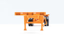 Walthers SceneMaster 949-4502 20' Container Chassis (2-Pack) --  Orange, HO
