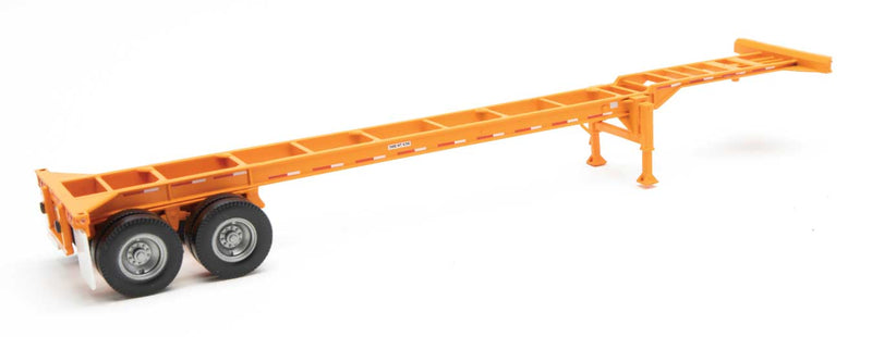 Walthers SceneMaster 949-4552 40' Container Chassis (2-Pack) -- Orange, HO