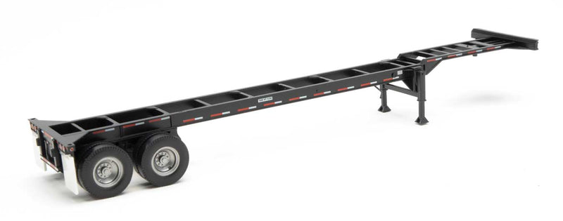 Walthers SceneMaster 949-4553 40' Container Chassis (2-Pack) --  Black, HO