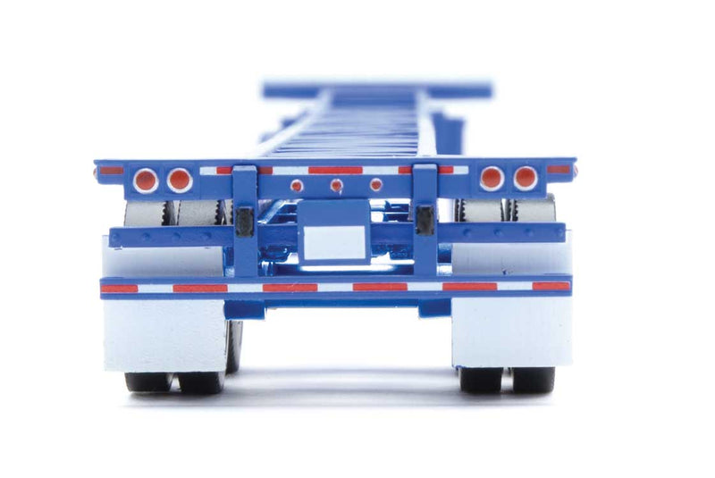 Walthers SceneMaster 949-4601 53' Container Chassis (2-Pack) -- Blue, HO