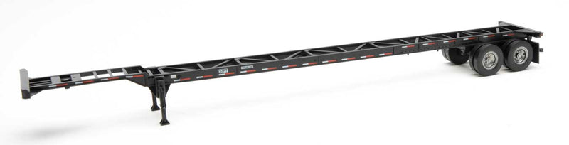 Walthers SceneMaster 949-4603 53' Container Chassis (2-Pack) --  Black, HO