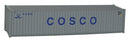 Walthers SceneMaster 949-8155 40' Corrugated Container - Assembled - China Ocean Shipping Co., HO Scale
