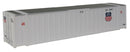 Walthers SceneMaster 949-8460 48' Ribbed Side Container - Assembled -- Union Pacific(R) (white, Shield Logo), HO Scale