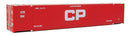 Walthers SceneMaster 949-8536 53' Singamas Corrugated-Side Container - Assembled -- Canadian Pacific (red, large CP), HO