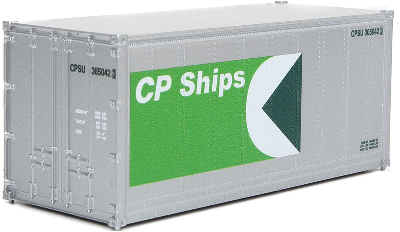 Walthers SceneMaster 949-8662 20' Smooth-Side Container - Ready to Run -- CP Ships, HO