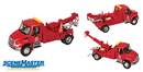 Walthers SceneMaster 949-11531 International(R) 4300 Tow Truck - Assembled -- Red, HO Scale